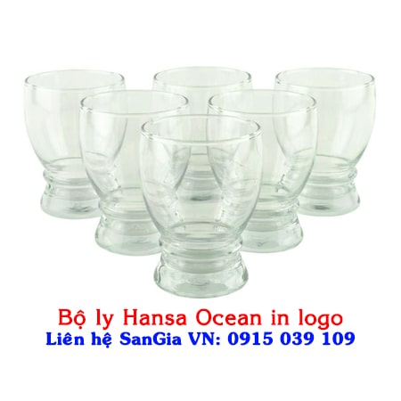 Bộ 6 ly Rượu Hansa thấp